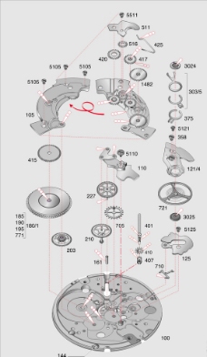 机械表零件图片