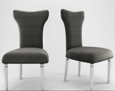 简约欧式椅子3d模型