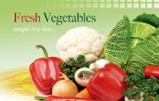 绿色蔬菜新鲜蔬菜PSD素材