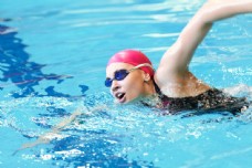 女子运动女子游泳运动员