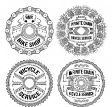 圆形手牌自行车徽章包