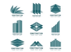 标志建筑9抽象的建筑标志