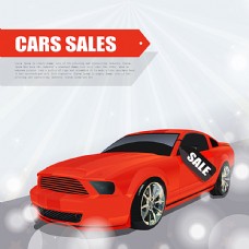 轿车销售海报图片
