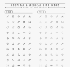 线性医疗图标图片