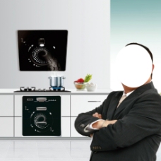 厨卫电器 厨房效果图 烟机灶具图片