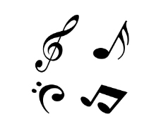 音乐图标符号音符