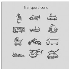 交通运输图标绘图图片