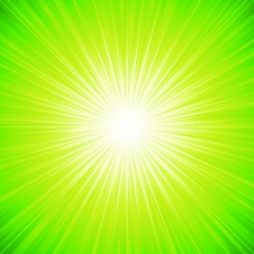 绿色光芒矢量图素材