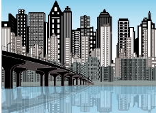城市建筑桥梁图片