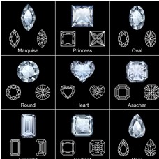 璀璨钻石矢量素材图片