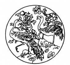 花鸟图案 元明时代图案 中国传统图案_254