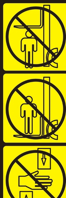 安全 标识 叉车 警示图片