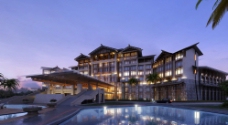 东南亚风格酒店图片