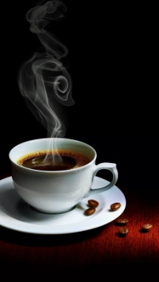 香醇咖啡品一口香浓醇香的咖啡
