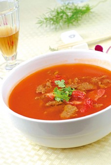 国内美食西红柿汤