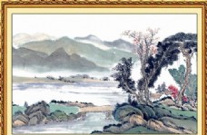 山水风景中堂画国画0031