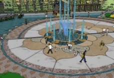 喷泉景观喷泉广场景观