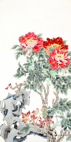 国画牡丹牡丹中国画图片