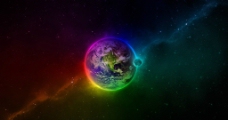 彩色星球图片