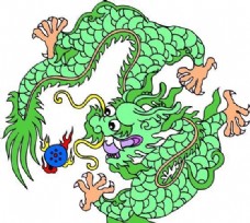 龙纹吉祥图案中国传统图案0047