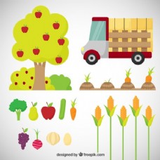 水果农场农产品及要素