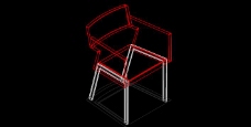 办公用椅家具CAD模型素材