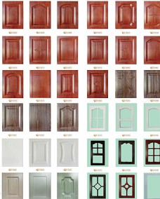 橱门吸塑门版型橱柜门玻璃窗版图片