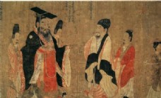 古代人物a历代帝王图人物画中国古画0071