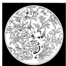 古代图案元明时代矢量版画古典图案矢量中华五千年AI源文件0201