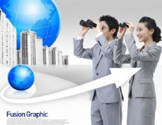 商务行业 人物插图 分层素材 PSD格式_0003