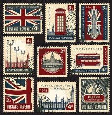 特色英国邮票