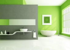 简约欧式风格卫浴家装设计图片