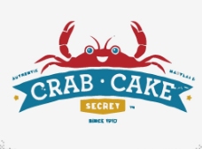 字体螃蟹logo图片