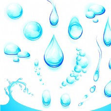 水滴矢量素材图片