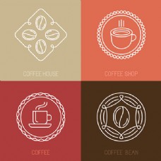 咖啡杯欧式咖啡元素图标矢量素材