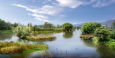 景观设计河流景观环境设计效果图图片