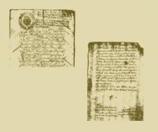 欧洲中世纪英文文字背景PS笔刷