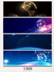 科技模型科技地球模型酷炫海报图片