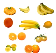 进口蔬果香蕉橙子图片