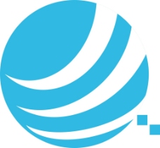 标志蓝色logo