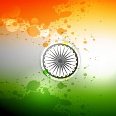 印度设计蹩脚的印度国旗的设计