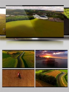 世界景观4K超清航拍世界自然景观视频素材
