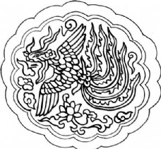 元明时代矢量版画古典图案矢量中华五千年AI源文件0087