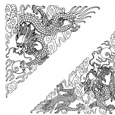中国风设计中国龙纹古典龙纹中国风龙纹图片