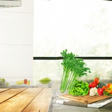 房地产背景个性厨房电器背景主图设计