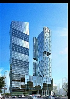 都市商厦大楼设计效果图