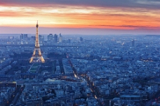 巴黎风景巴黎夜景风景