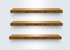 现代简约商业展示木板元素