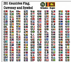 金币世界各国国旗图片