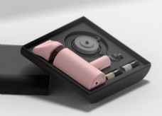 粉色小清新的吹风机产品jpg素材